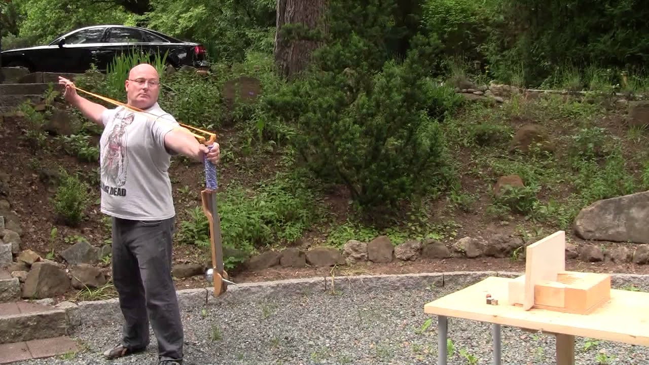 Edgy, pointy, heavy, lethal: Badass slingshot ammo PLUS MK2 Zombiehammer
