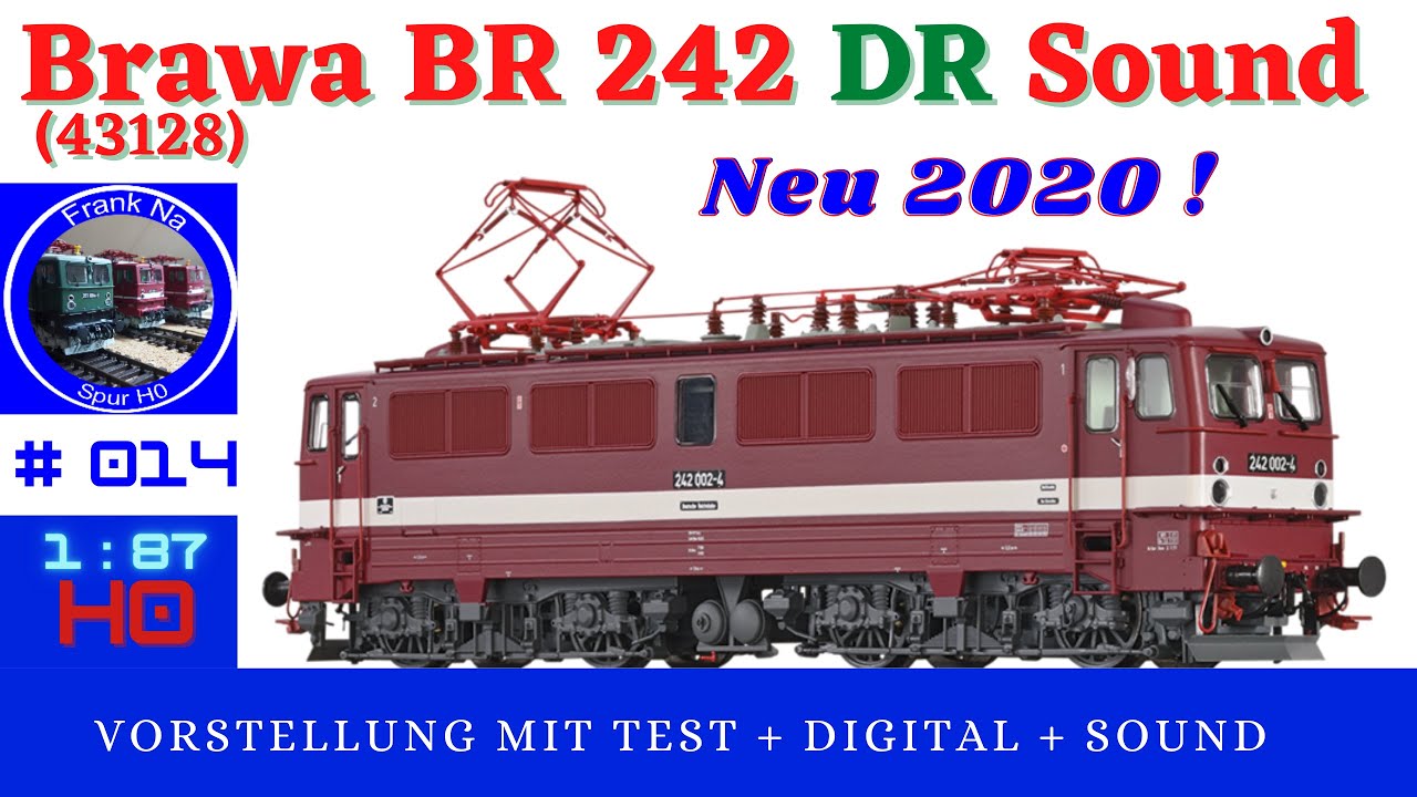 Brawa H0 BR 242 (E42) DR Neu 2020 #43128