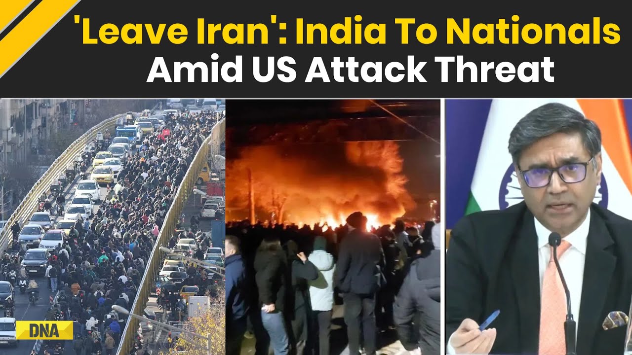 Iran Protests: 'Leave Iran Immediately' India Issues Stark Advisory Amid Worsening Unrest In Iran