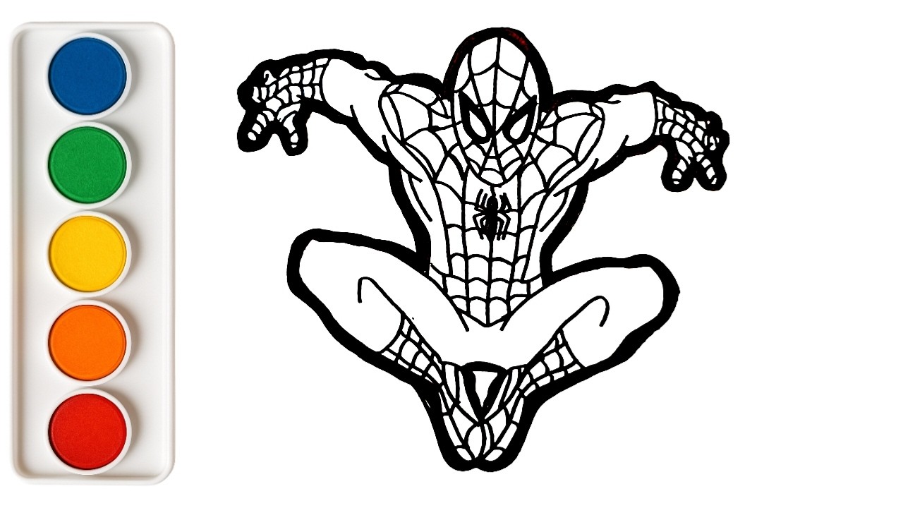 Draw & Color Spiderman Like a Pro! 🕷️ | Fun Superhero Art for Kids