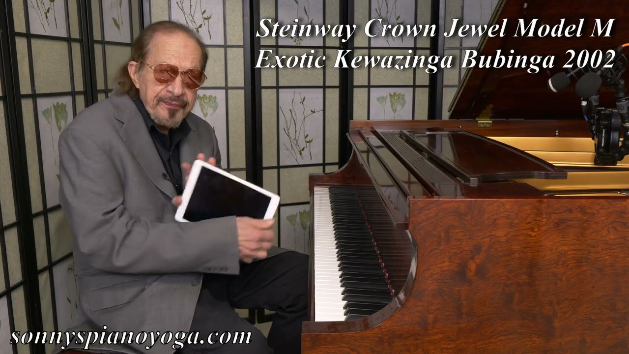 Steinway Crown Jewel M 2002, Kewazinga Bubinga with PianoDisc iQ Player System $59,000 *Warranty*