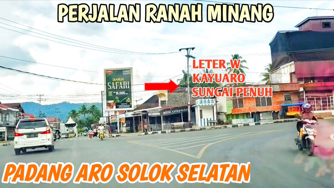 SUASANA KOTA PADANG ARO SOLOK SELATAN SUMATERA BARAT