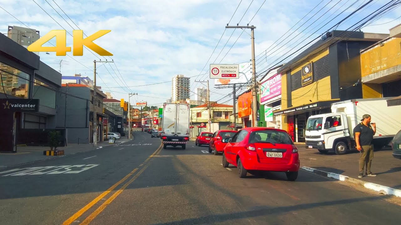 Dirigindo pela Vila Galvão, Centro e Bosque Maia em Guarulhos - SP 4K