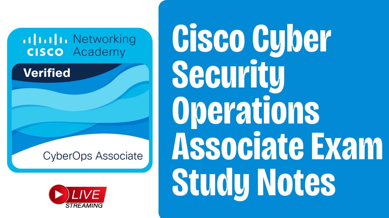 🛡️ Cisco Cybersecurity Operations Associate (CBROPS 200-201) – Summary Lesson & Study Notes