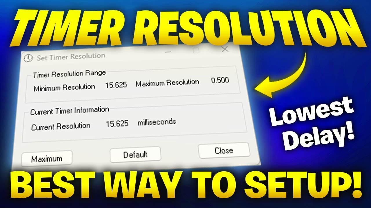 How to use Timer Resolution the RIGHT WAY to LOWER input delay (2024)