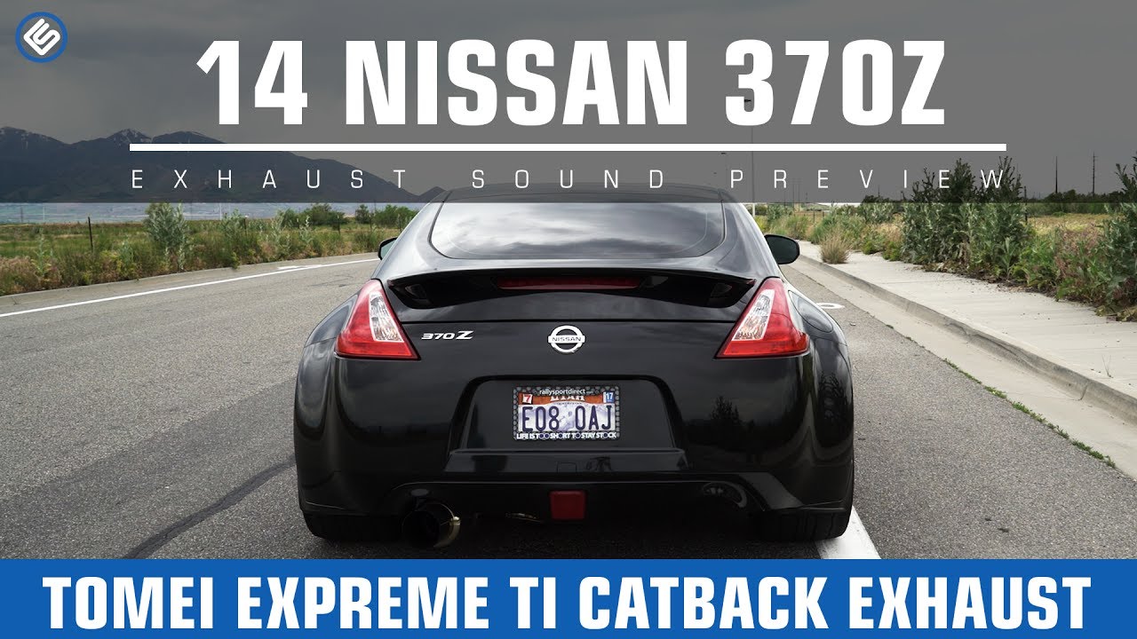 Tomei Expreme Ti Titanium Catback Exhaust - Nissan 370Z 2009-2016 Exhaust Video