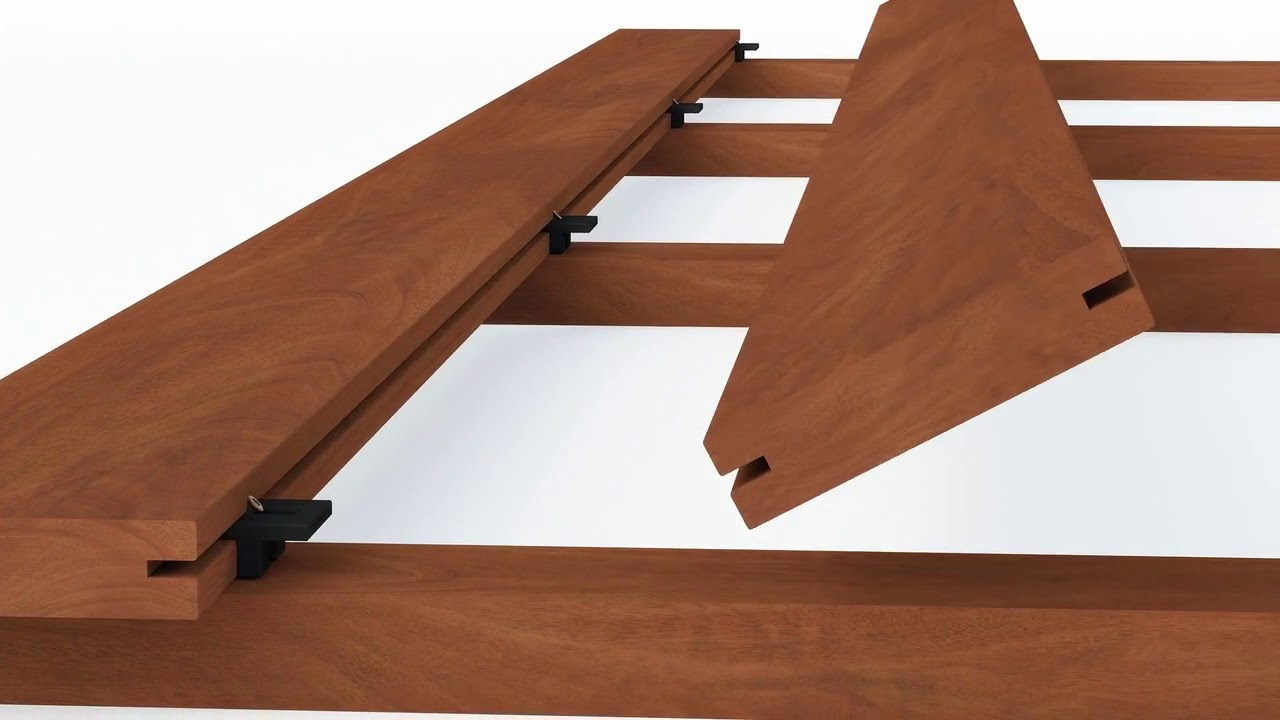 [TUTO] Montage de lames de terrasse en bois avec clips de fixation