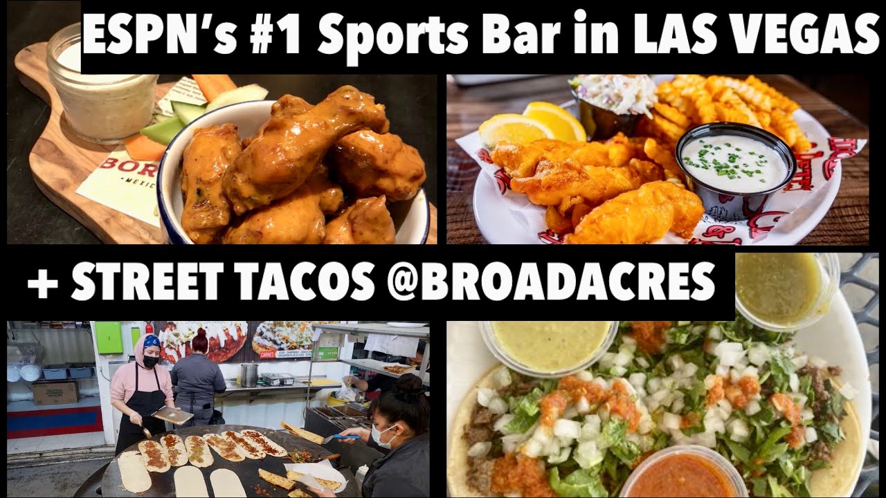 Fish & Chips @ ESPN’s number #1 Bar + Street TACOS in VEGAS  #vegaseats #vegasbars #vegas