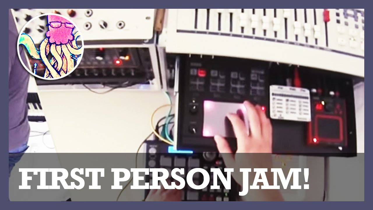 Live first-person synth touching! (GoPro Synth Jam) #TTNM