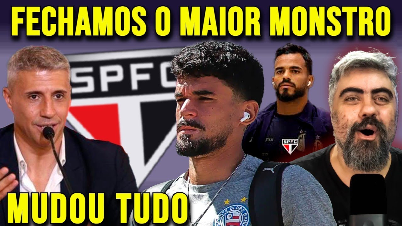 FECHAMOS UM GÊNIO SIM!!! SPFC FAZ MUDANÇA GIGANTESCA PARA CONTRATAR! MEIA QUER O SÃO PAULO AGORA!