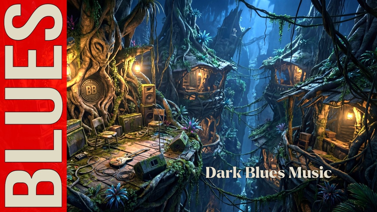 Dark Blues Lo-Fi Radio | Gentleman's Blues for Late Night Focus | Blackroom Blues
