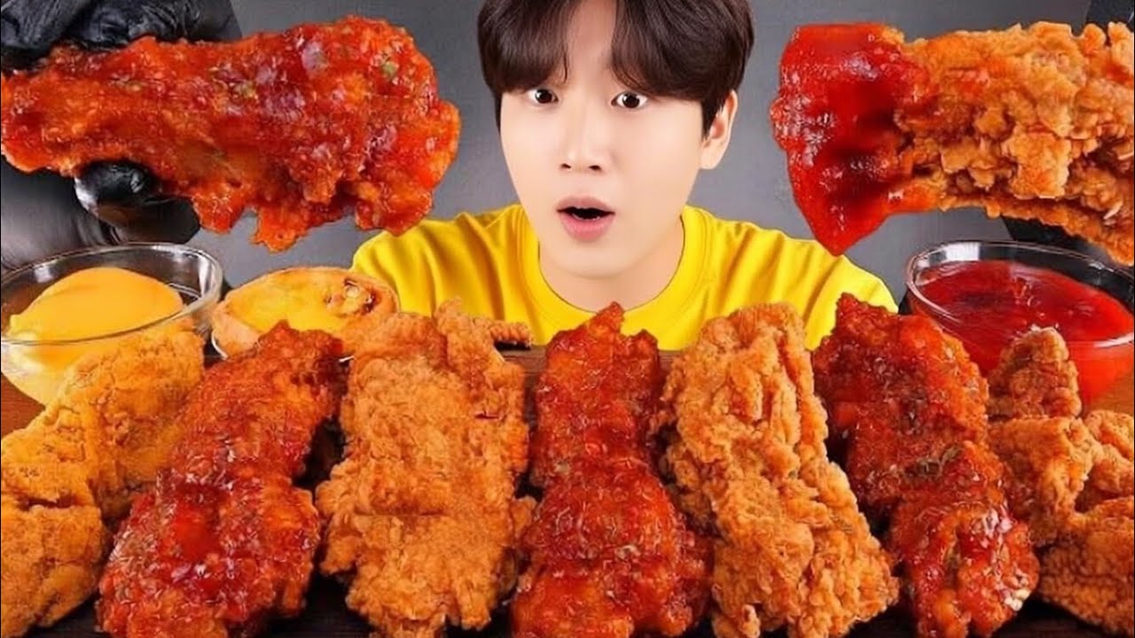 🤤🍗CRISPY FRIED CHICKEN ASMR 🤤 | So Crunchy You’ll Feel It in Your Ears👂|Mukhbang 