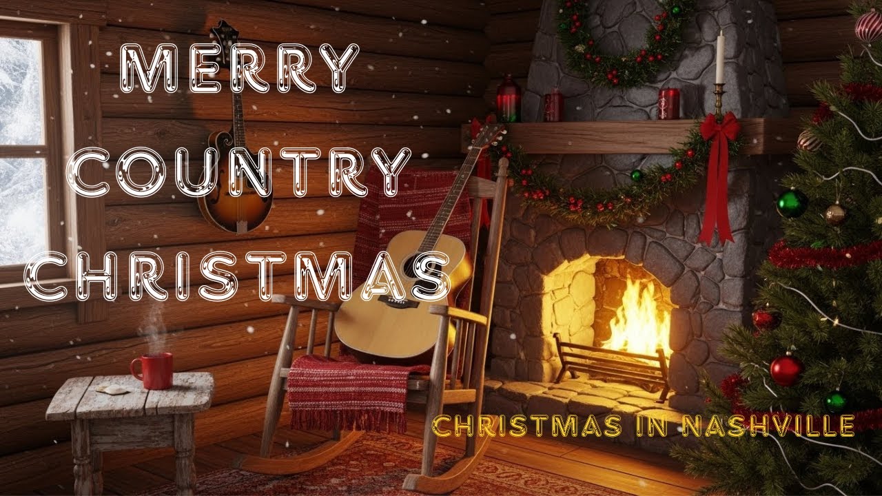 Snowy Country Christmas Nights 2026 ❄️ Nashville Acoustic Holiday Music for Peaceful Moments