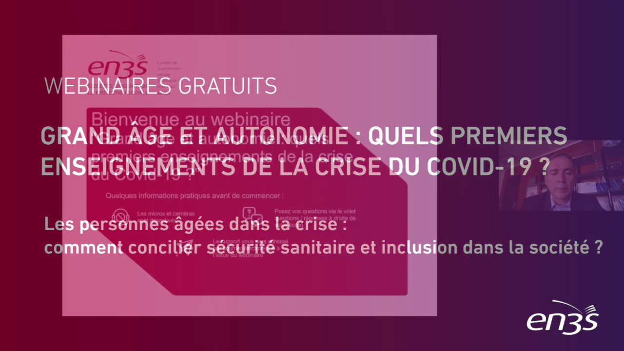 Les personnes âgées dans la crise:comment concilier sécurité sanitaire et inclusion dans la société?