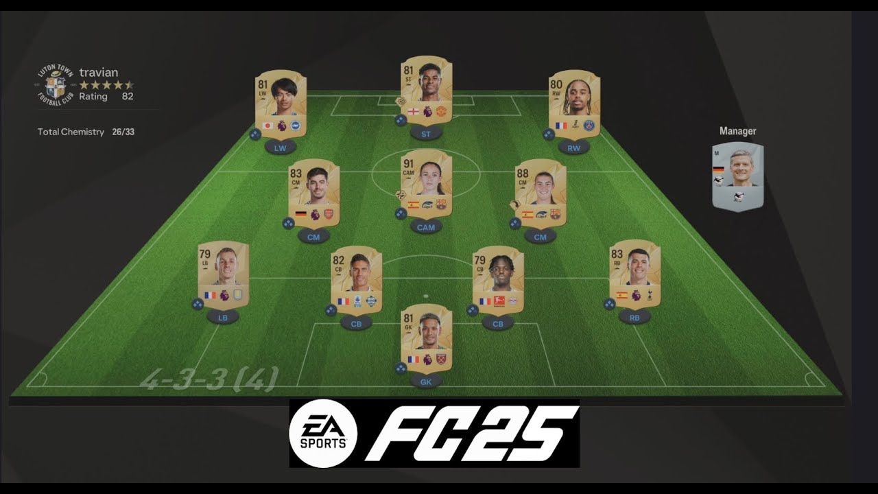 EA FC 25 Ultimate Team Gameplay PS4 Pro