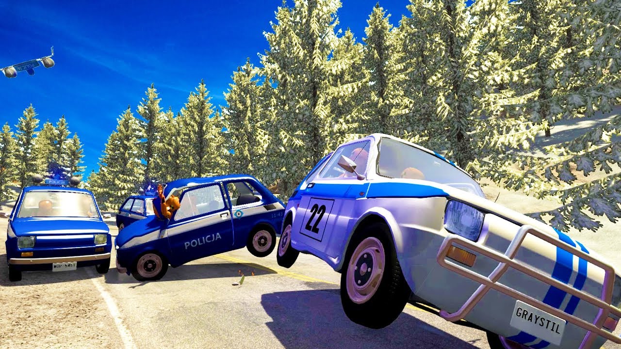 HIGH SPEED POLICE CHASES GONE BAD! - BeamNG Drive Crash Test Compilation Gameplay