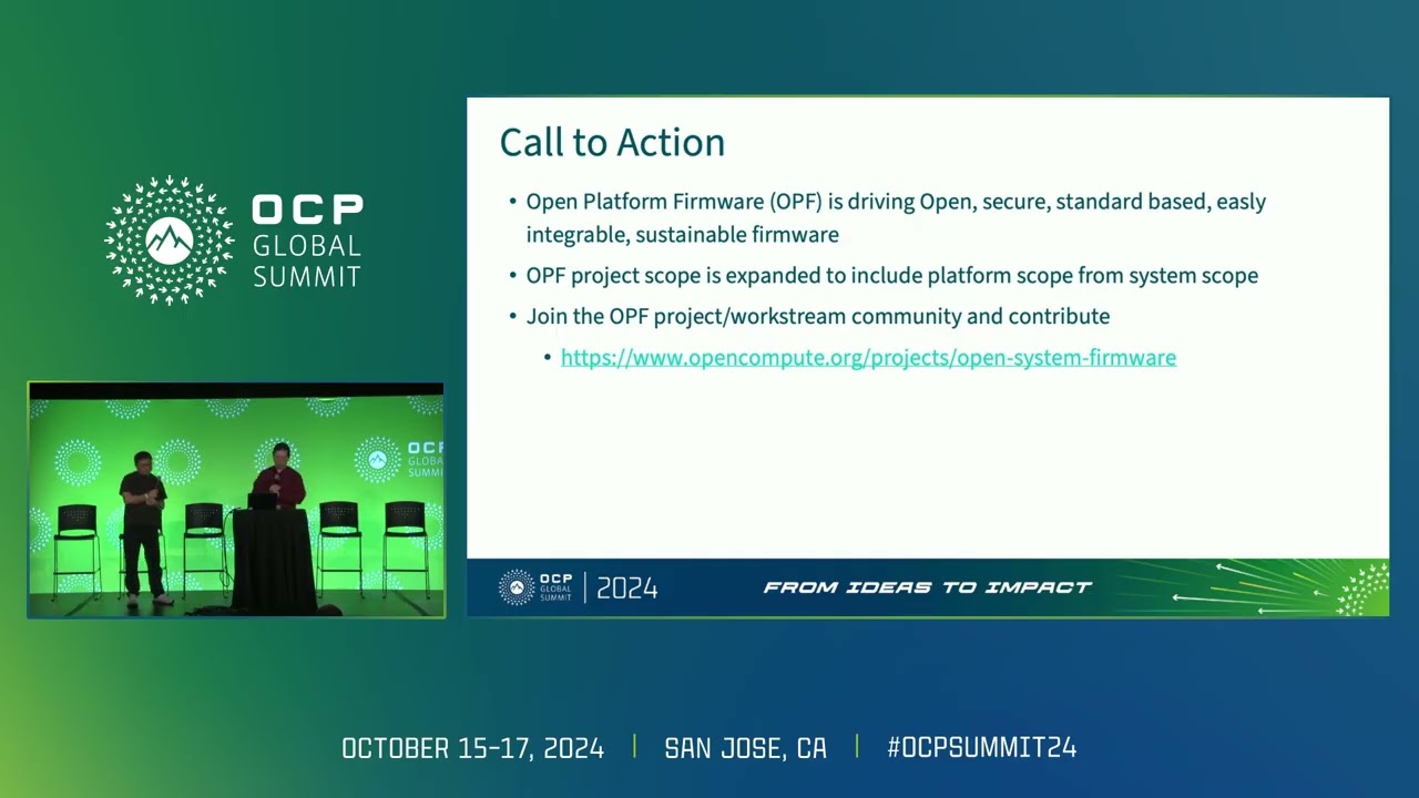 Open System Firmware project update and future directions