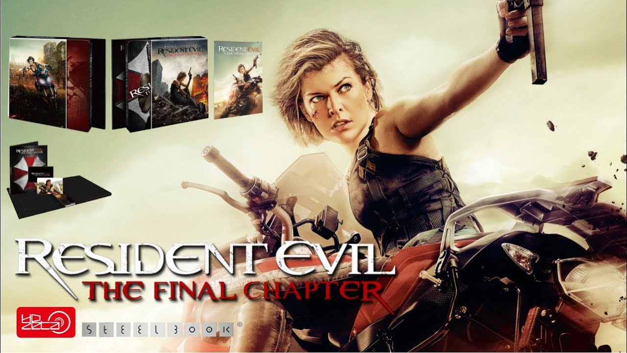 HDzeta Resident Evil The Final Chapter Sliver Label Steelbook.