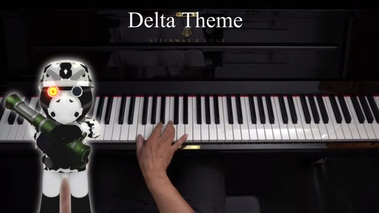 Piggy Roblox - Delta Theme Piano Tutorial