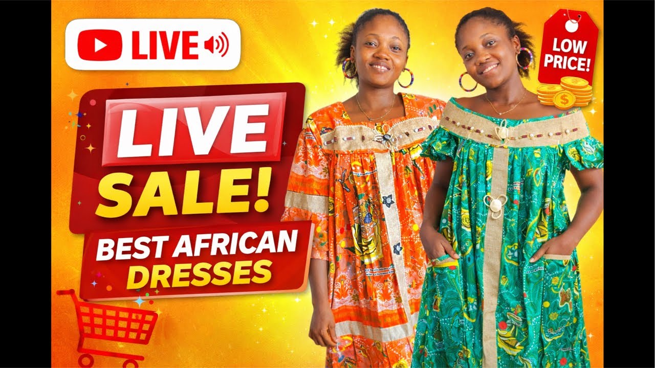 👗 Elegant & Affordable African Dresses LIVE | Limited Pieces!