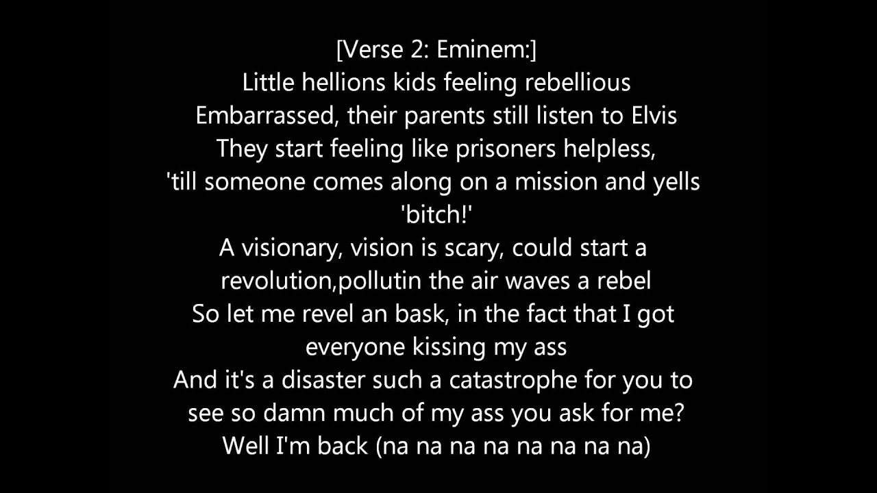 Eminem - Without Me (uncensored with lyrics)