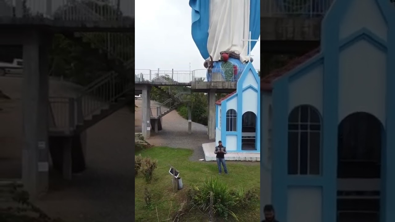 A maior imagem da Santa da Nossa Senhora das Gra&ccedil;as do mundo!!