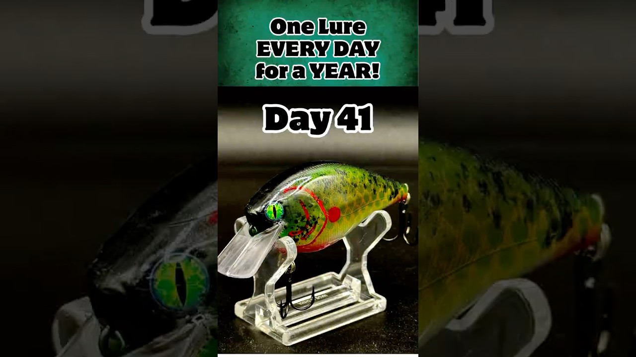 Day 41 - Custom Lure Painting  - One Year Challenge #baitmaking #handmadelure #fishing #diy #howto