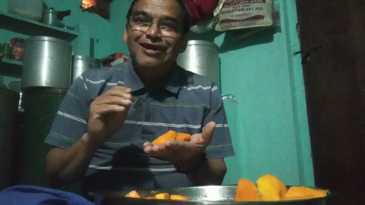 ಮಾವಿನ ಹಣ್ಣು ತಿನ್ನುವ ವಿದಾನ.😂😂( ಹವ್ಯಕ ಕಾಮೆಡಿ)