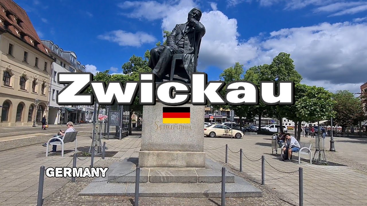 Zwickau Germany 🇩🇪 Walking Tour in Historic city of Zwickau in Germany 30.05.2025