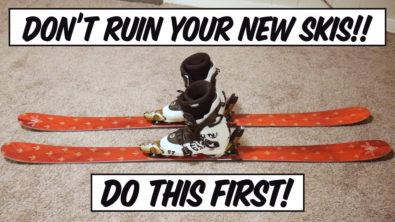 How To Prepare Skis For The Terrain Park!!