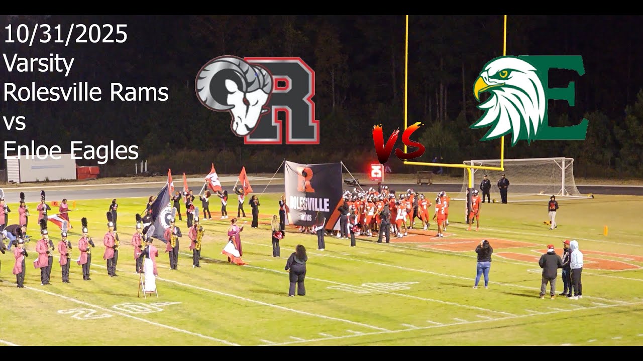 2025 Rolesville Rams vs Enloe Eagles Football | Game 10