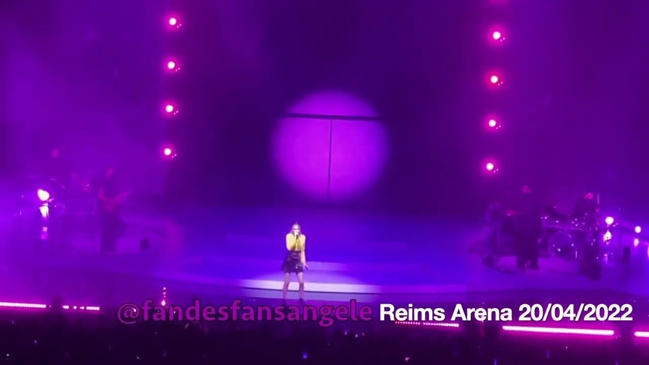 Angèle - Plus de sens & Tu me regardes - Nonante-cinq tour (live Reims Arena 20 avril 2022)