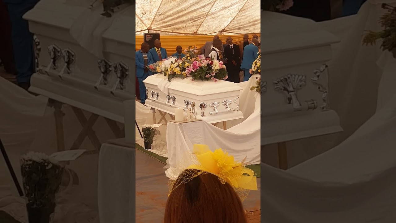 Collin Bitterbos at his Mother's funeral