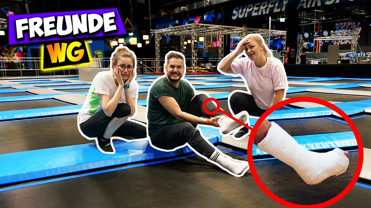 SAM VERLETZT SICH IM TRAMPOLINPARK...& Liz hat wieder Liebeskummer! Freunde WG #86