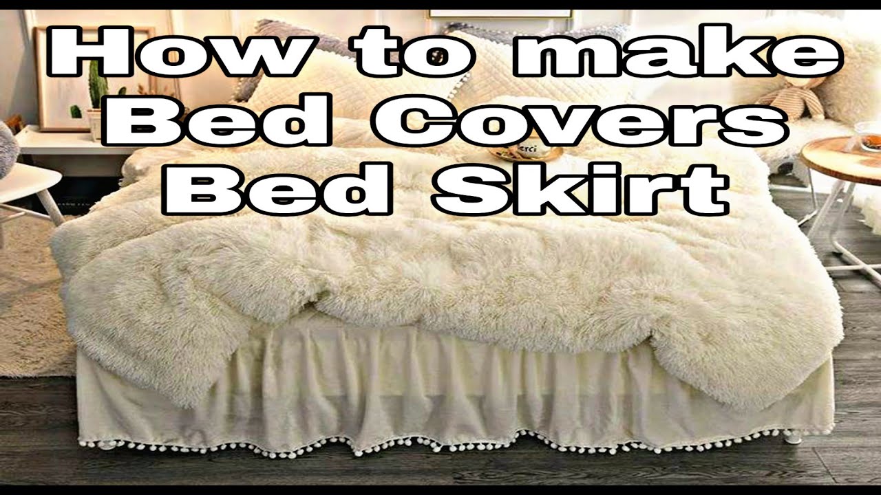 How to Sew Bed Skirt/Bed covers making/usefull Bed spread/Wrap around bed skirt [DIY]