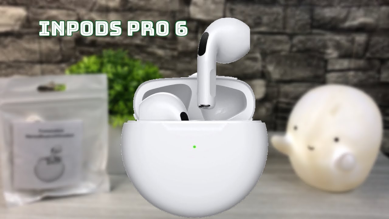 Распаковка и полный обзор наушников Inpods Pro 6 Airpods