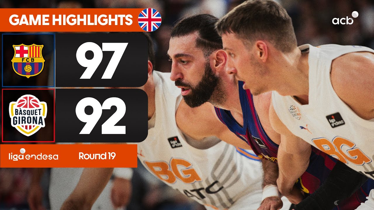 Barça - Bàsquet Girona (97-92) HIGHLIGHTS | Liga Endesa 2025-26