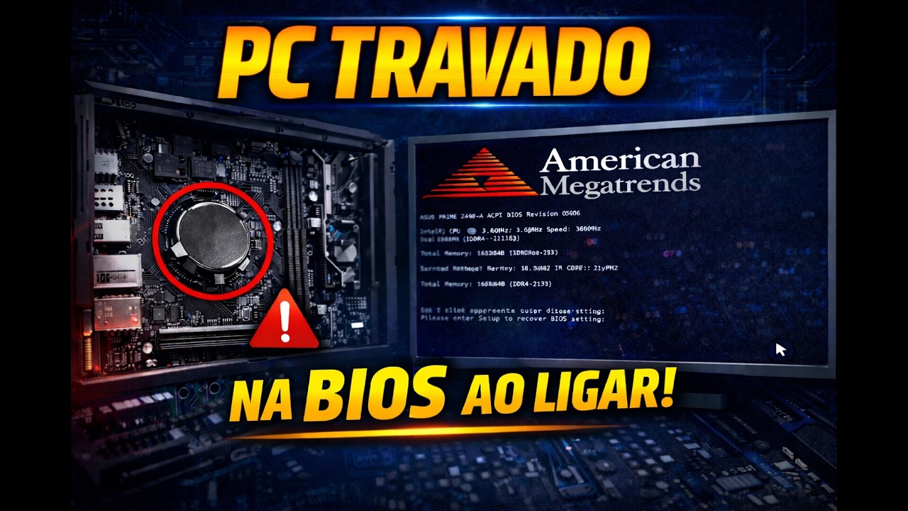 PC Travado na BIOS ao Ligar? Veja Como Resolver Passo a Passo!