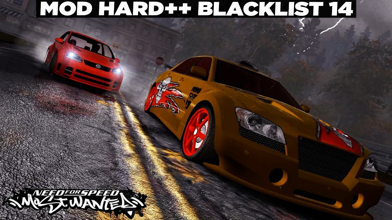 Pria Lexus Itu... Membuat Jalanan Becek Dramatis 😨😨 NFS Most Wanted Mod