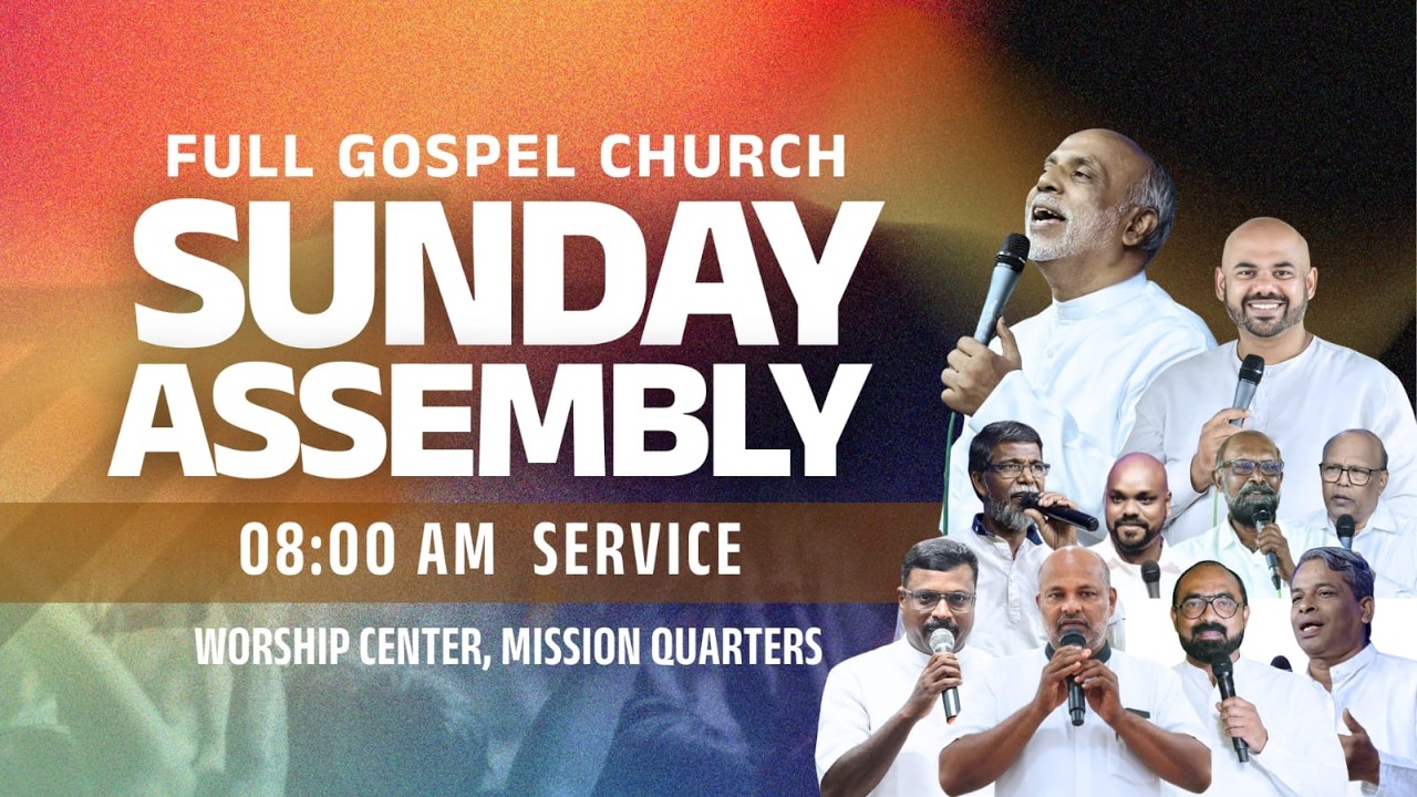 22/02/2026 | 8.00 AM | Sunday Live | Full Gospel Church | Worship Center Thrissur