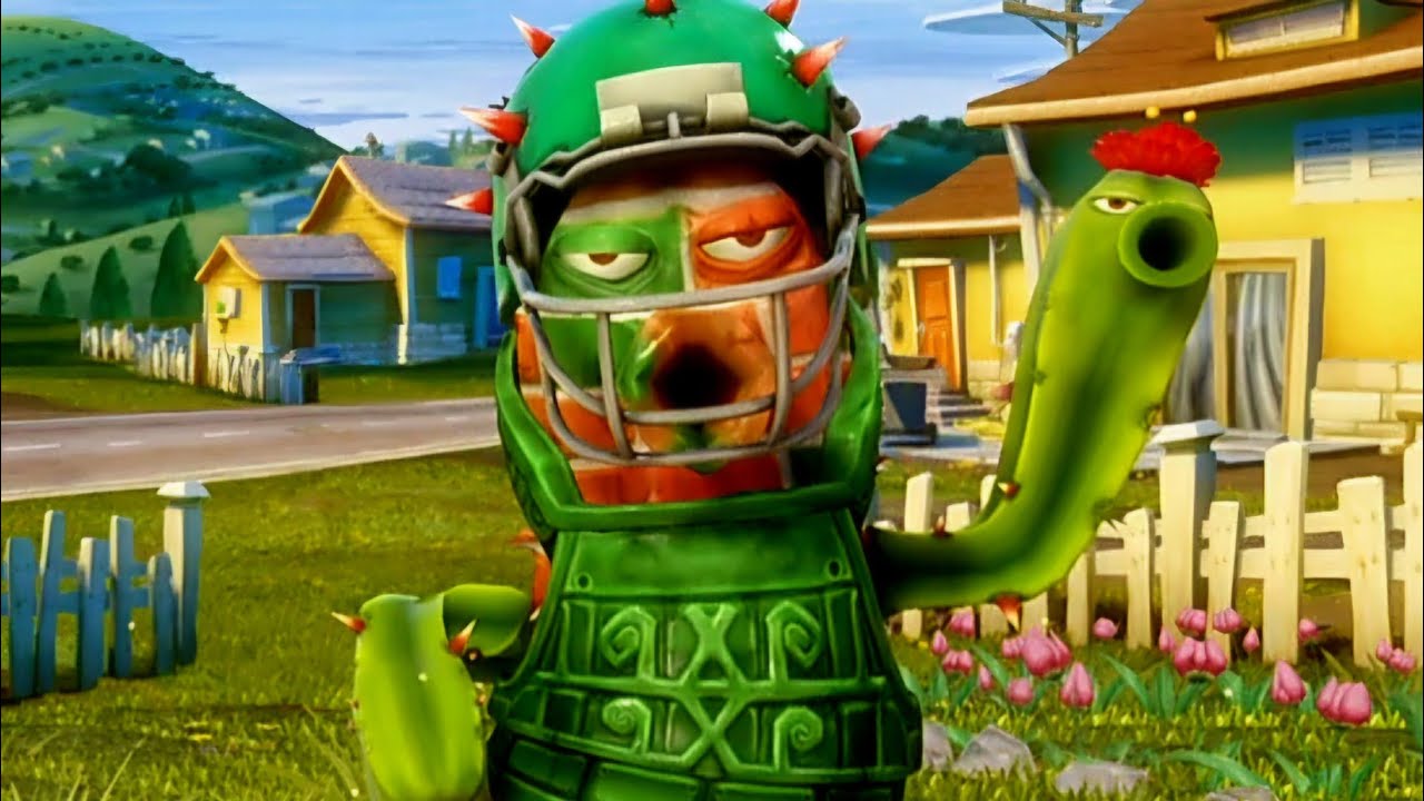Jade Cactus Gameplay - Plants vs Zombies Garden Warfare 