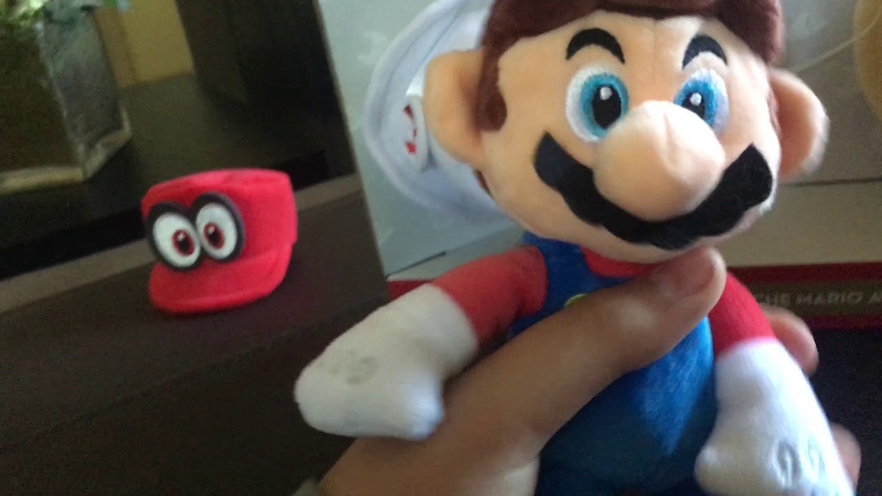 Super Mario odyssey plush unboxing review.