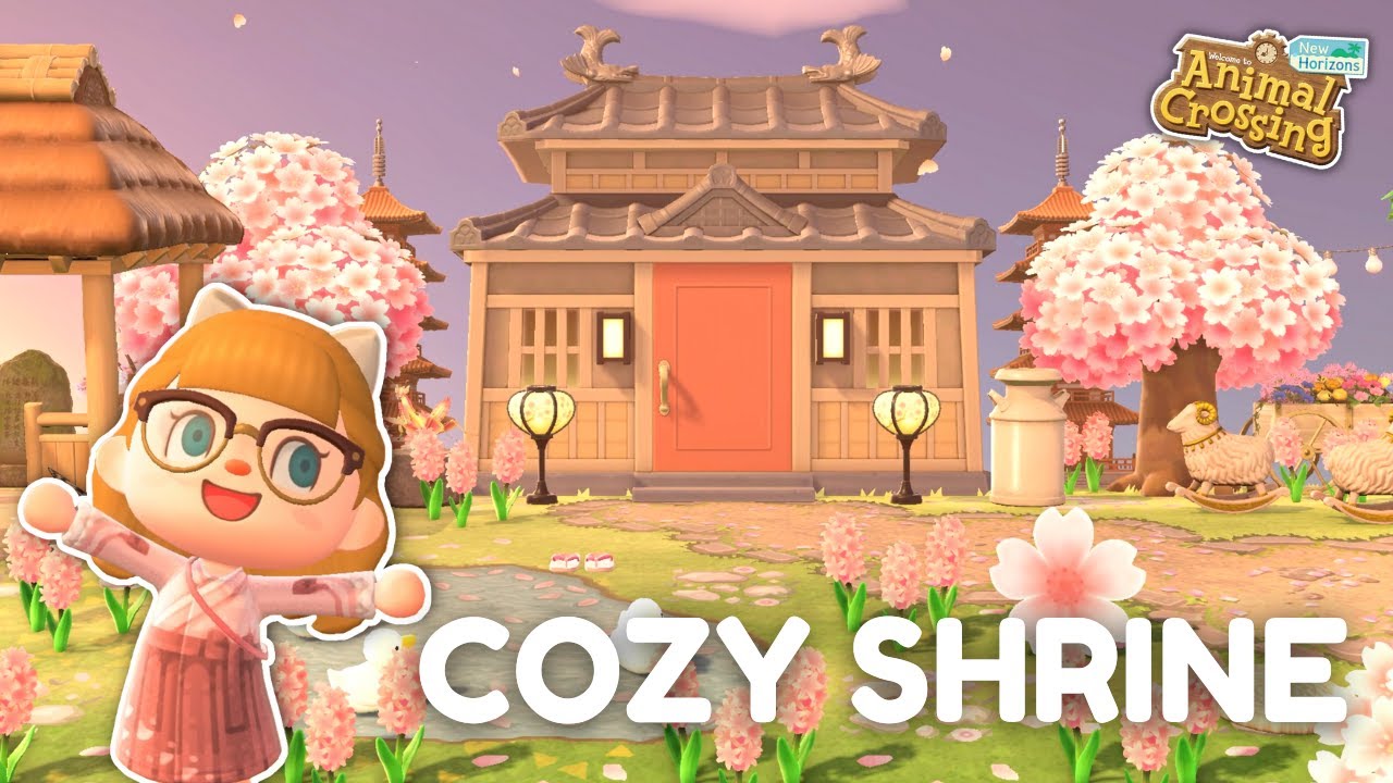 Building a Cozy Sakura Shrine! 🌸 Animal Crossing: New Horizons | Resident Representative Speed Build