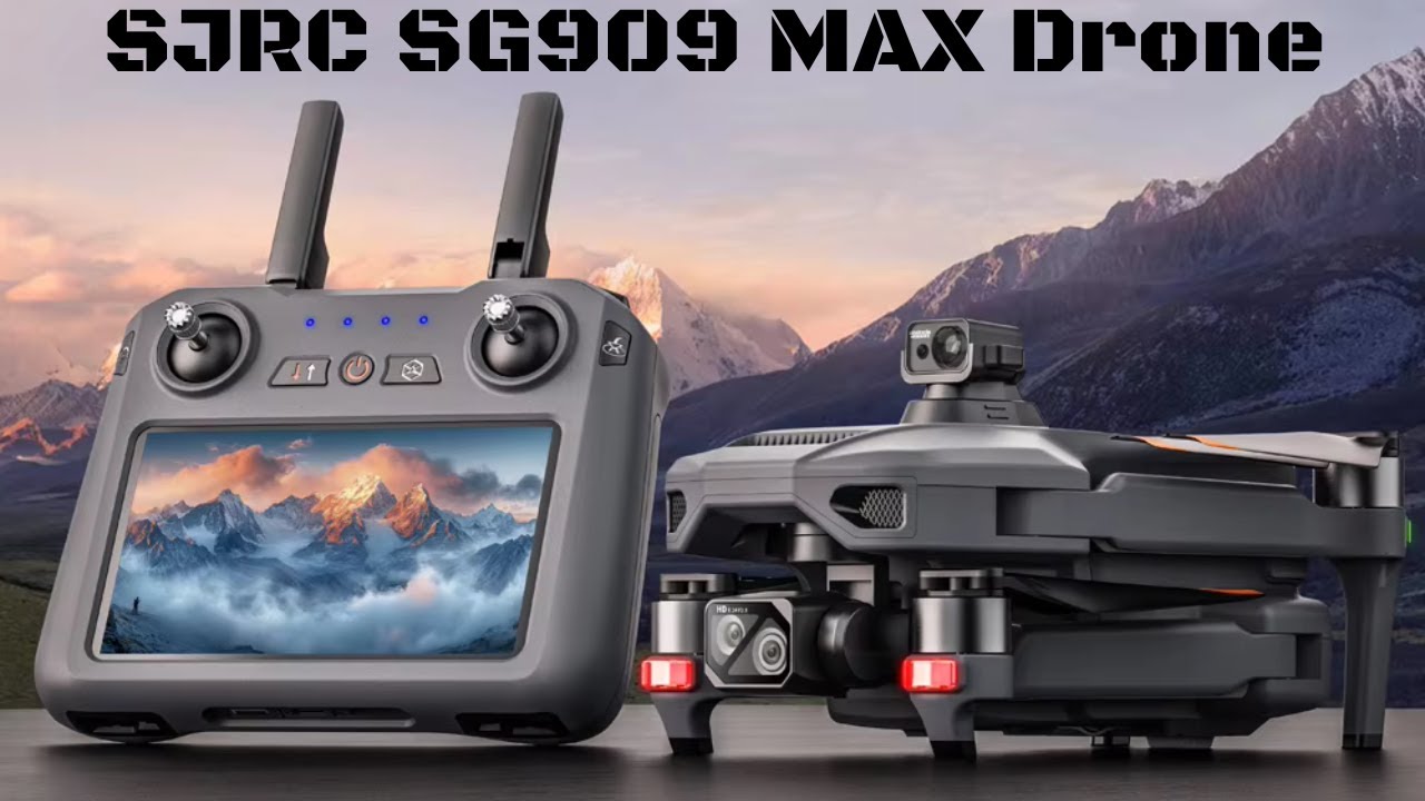 Дрон SJRC SG909 MAX с 4K UHD камерой, 3-осевым подвесом, системой предотвращения столкновений, се...