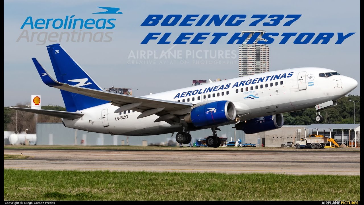 Aerolíneas Argentinas Boeing 737 Fleet History (1970-Present)