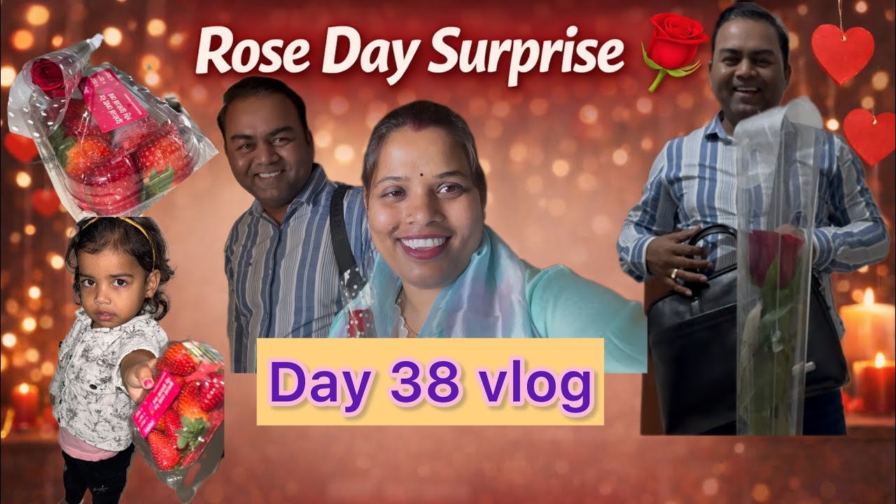 Rose Day Special 🌹 | Husband ka Surprise | Day 38 Vlog