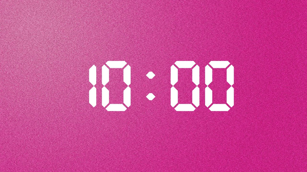 10 Minute Timer Mindful Work | Rose Gold Edition | NX