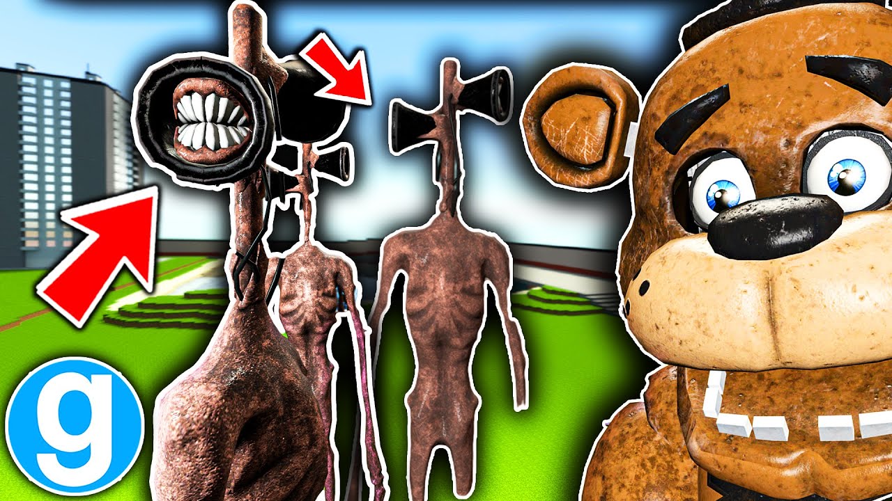 SIREN HEAD FOUND FREDDY & WILL DESTROY HIM! - Gmod FNAF (Garry's Mod Sandbox)