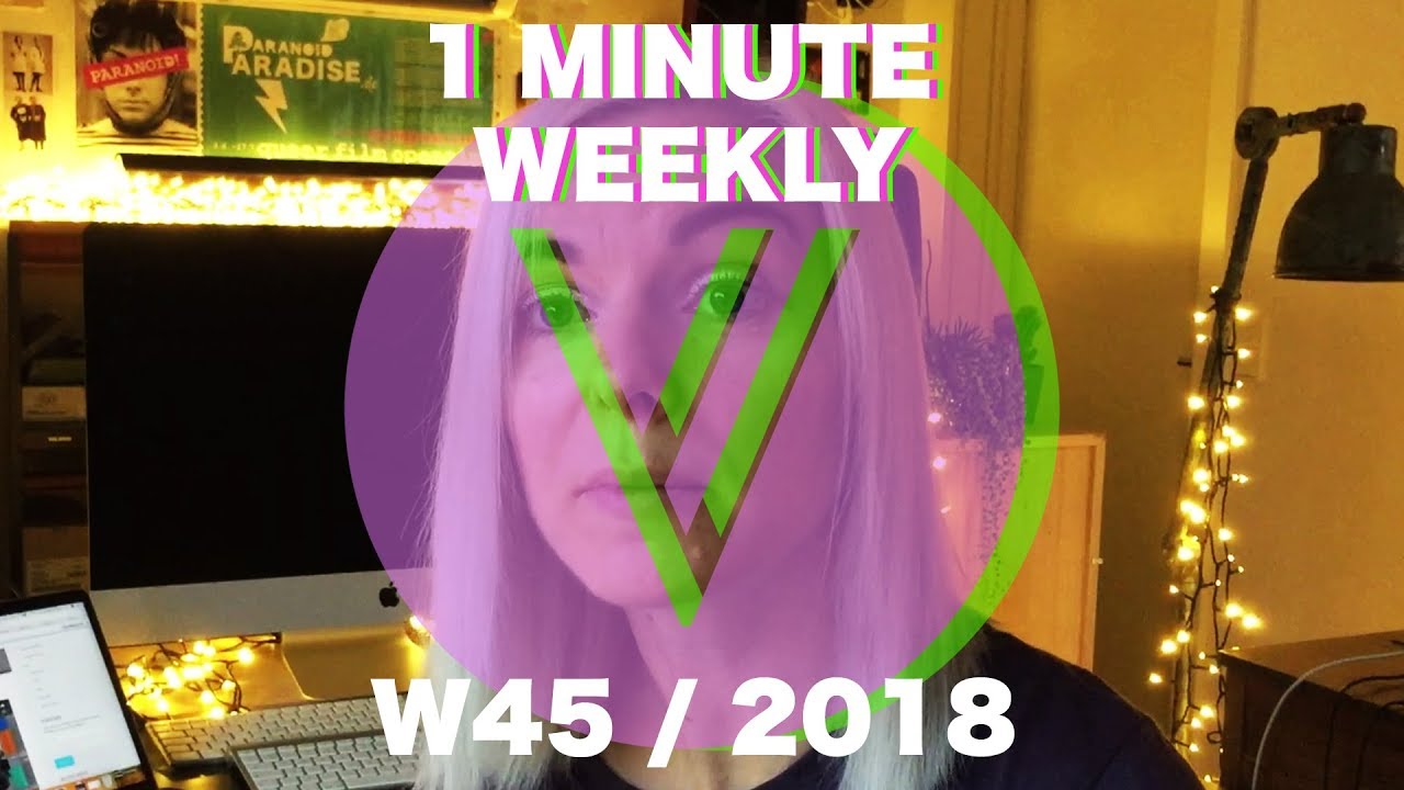 Vibeke Falden - 1 Minute Weekly (Week 45 2018)