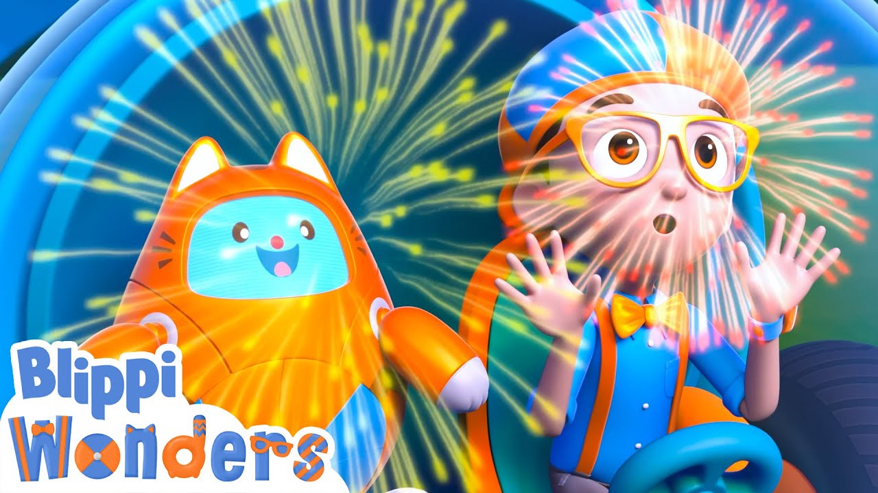 Blippi learns all about Fireworks ! | Blippi Wonders Educational Videos for Kids